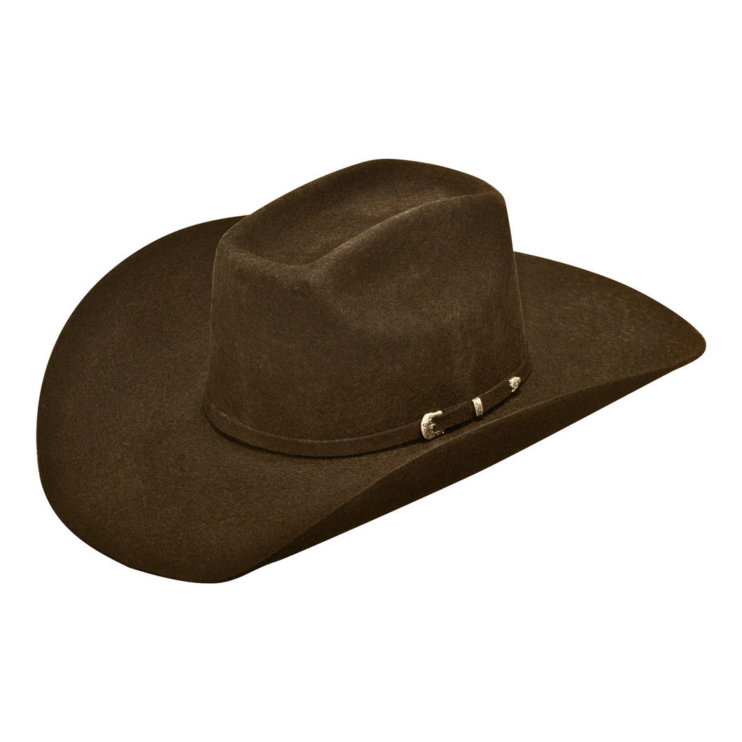 M&F 2X Wool Chocolate Added Money Cowboy Hat A7520247