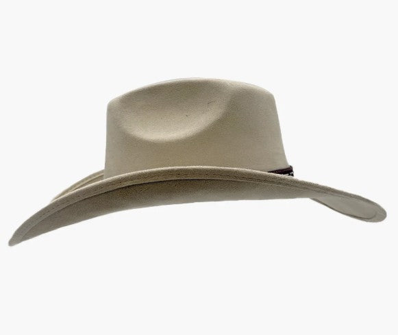 American Hat Makers Ace High Pinch Top Cowboy Hat in Cream
