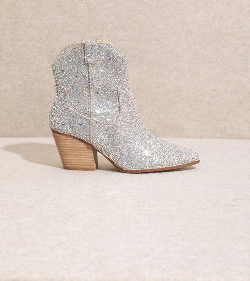 Silver hot sale ladies boots