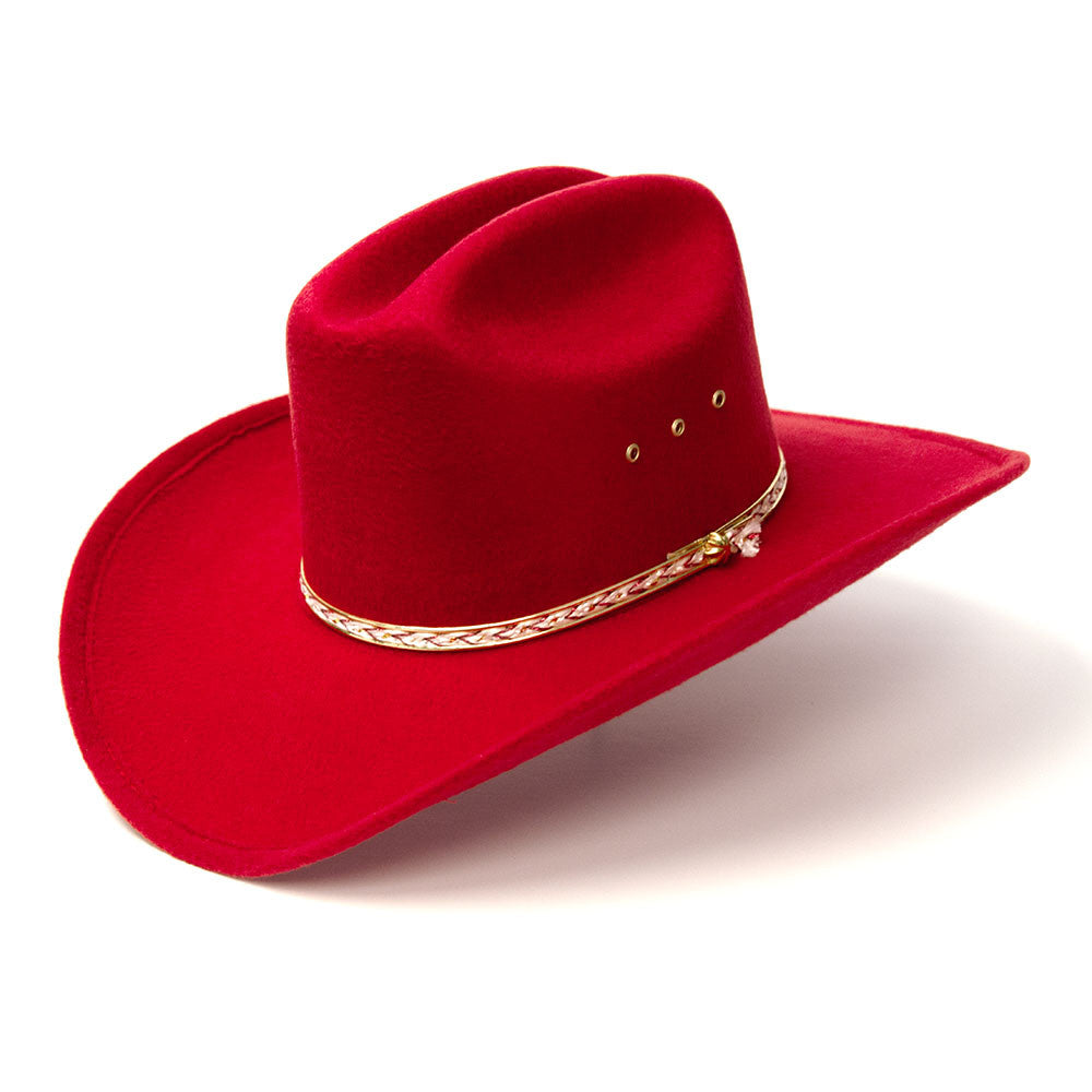 Western Express BFF26 Red Cattleman Cowboy Hat