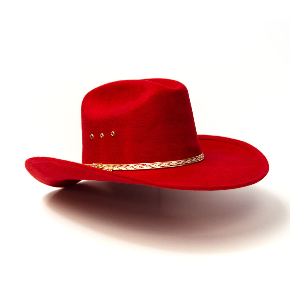 Western Express BFF26 Red Cattleman Cowboy Hat