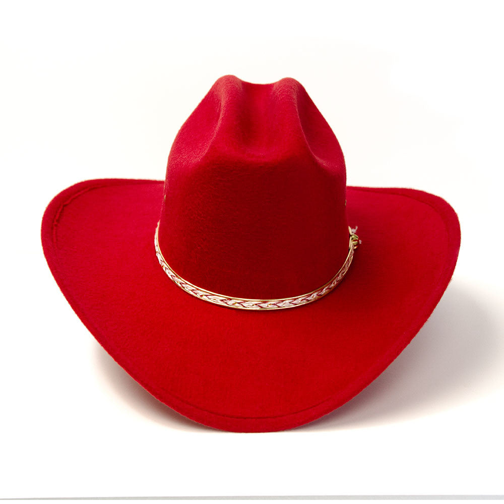 Western Express BFF26 Red Cattleman Cowboy Hat