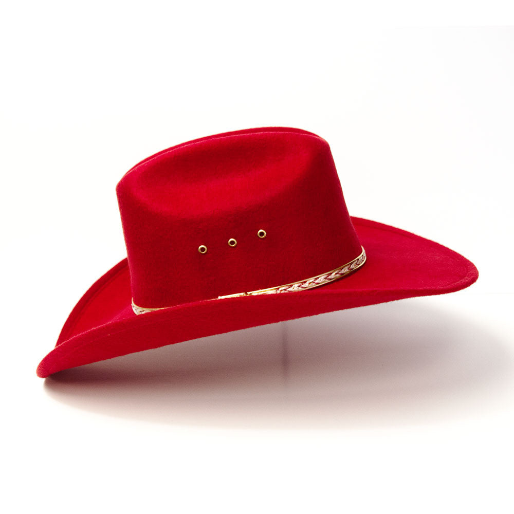 Western Express BFF26 Red Cattleman Cowboy Hat