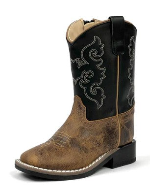 Jama Old West Toddler Square Toe Cowboy Boots BSI1986