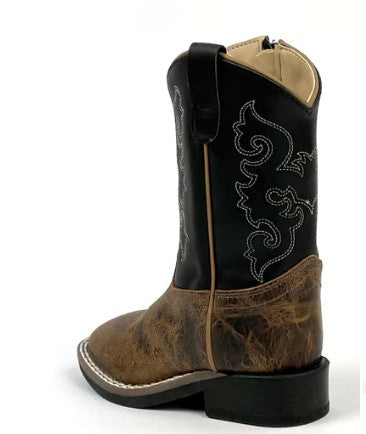 Jama Old West Toddler Square Toe Cowboy Boots BSI1986