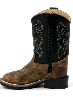 Jama Old West Toddler Square Toe Cowboy Boots BSI1986