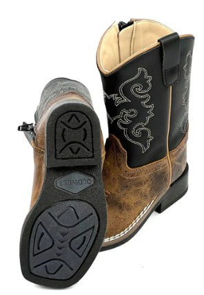 Jama Old West Toddler Square Toe Cowboy Boots BSI1986