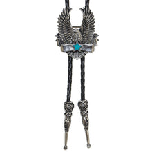Load image into Gallery viewer, BT-258 Eagle &amp; Star Design Bolo Tie
