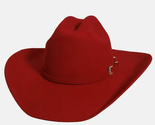 American Hat Makers 710087 Beau Cattleman Cowboy Hat in Scarlet