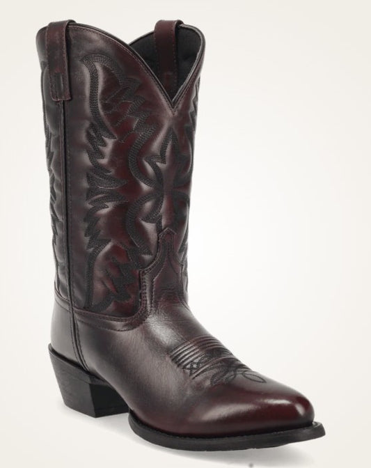 Laredo Birchwood 68458 in  Black Cherry Mens Cowboy Boots