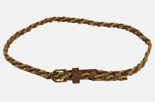 American Hat Makers Braidy | Braided Leather Hat Band with Brass Buckle
