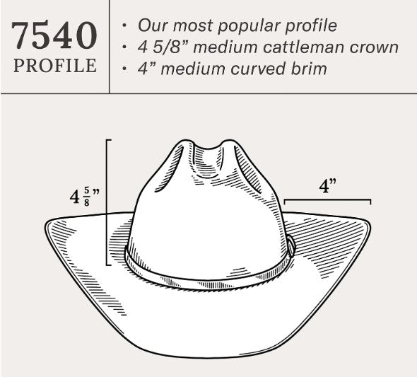 Stetson 3198206 Corral Buffalo 4X in Sand
