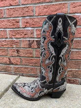 Load image into Gallery viewer, Corral C4040 Ladies Copper Embroidery &amp; Crystals Cowboy boots
