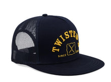 Load image into Gallery viewer, Twisted X Cap CAP0013 in Navy &amp; Yellow
