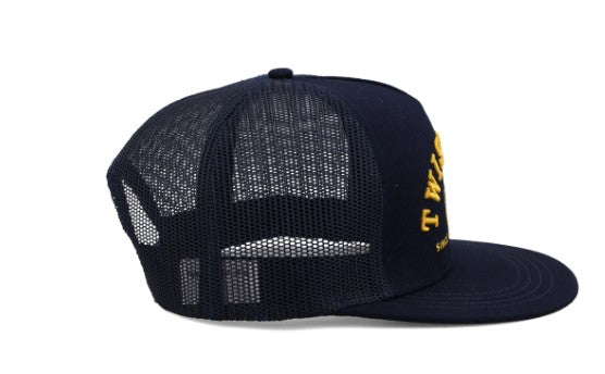 Twisted X Cap CAP0013 in Navy & Yellow