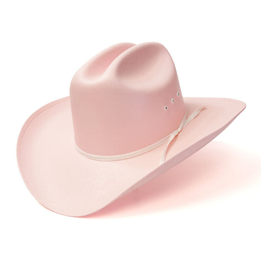 Western Express CA-2E Pink Straw Western Cattleman Hat