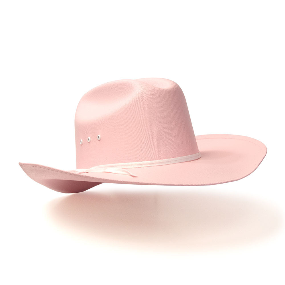 Western Express CA-2E Pink Straw Western Cattleman Hat