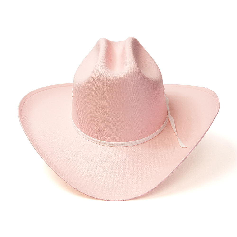 Western Express CA-2E Pink Straw Western Cattleman Hat