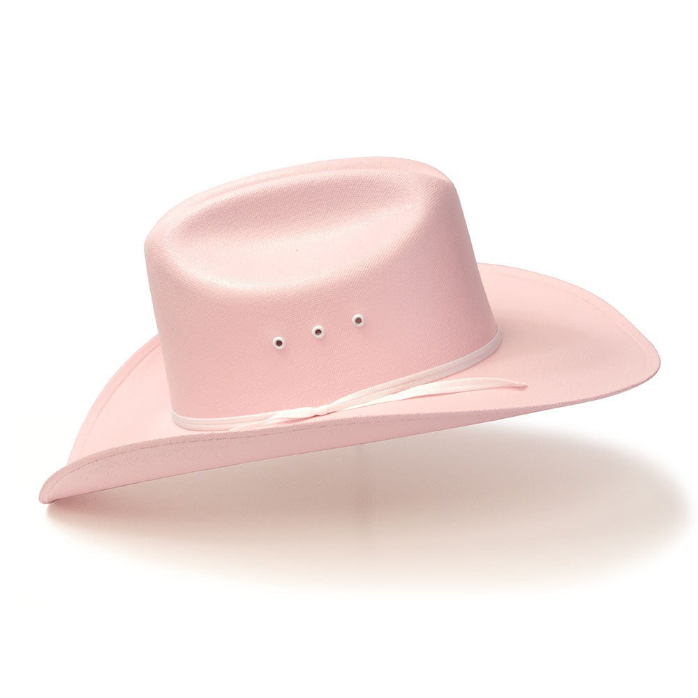 Western Express CA-2E Pink Straw Western Cattleman Hat
