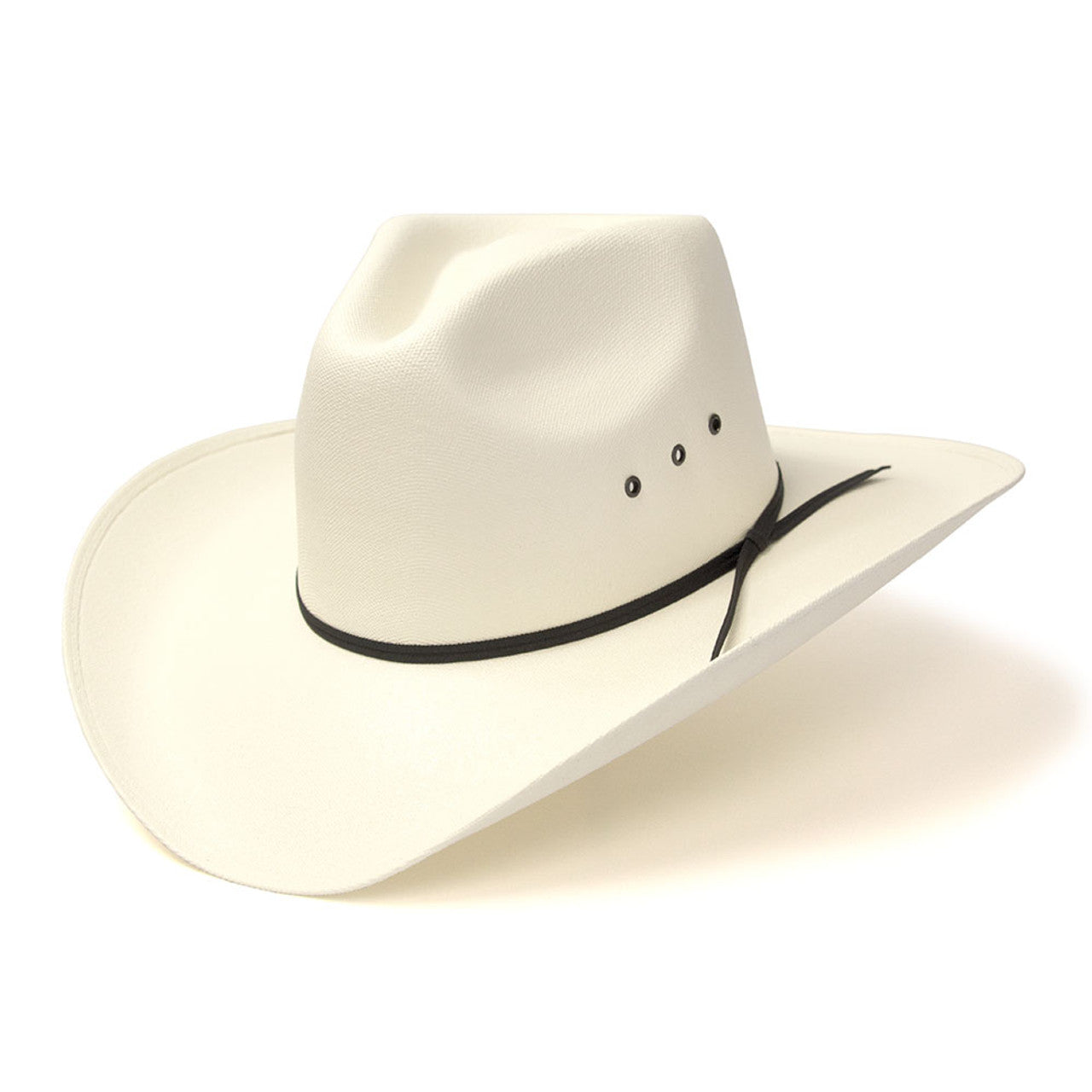 Western Express CA-3E KIDS Pinch Front White Straw Hat