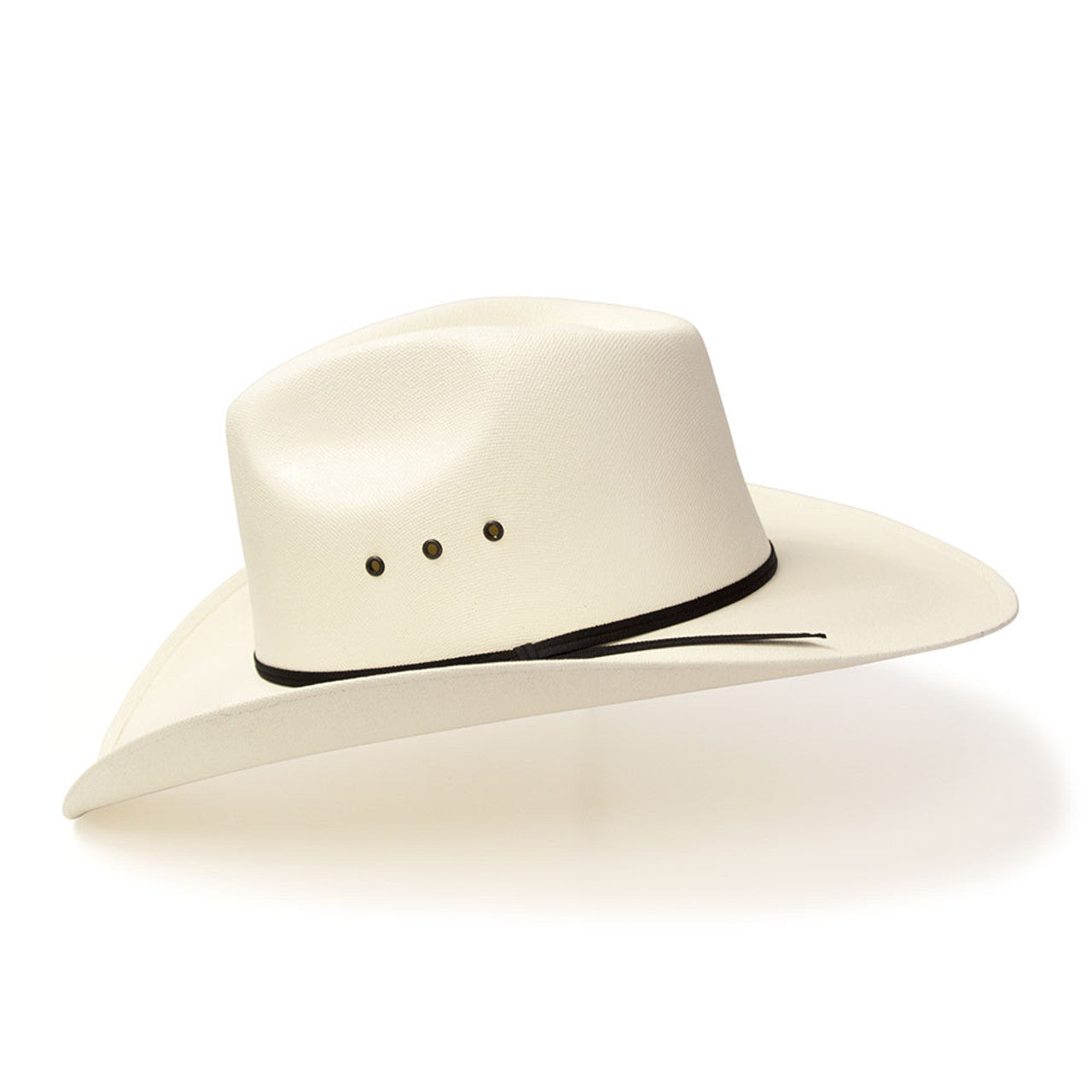 Western Express CA-3E KIDS Pinch Front White Straw Hat