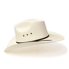 Load image into Gallery viewer, Western Express CA-3E Pinch Front White Straw Hat
