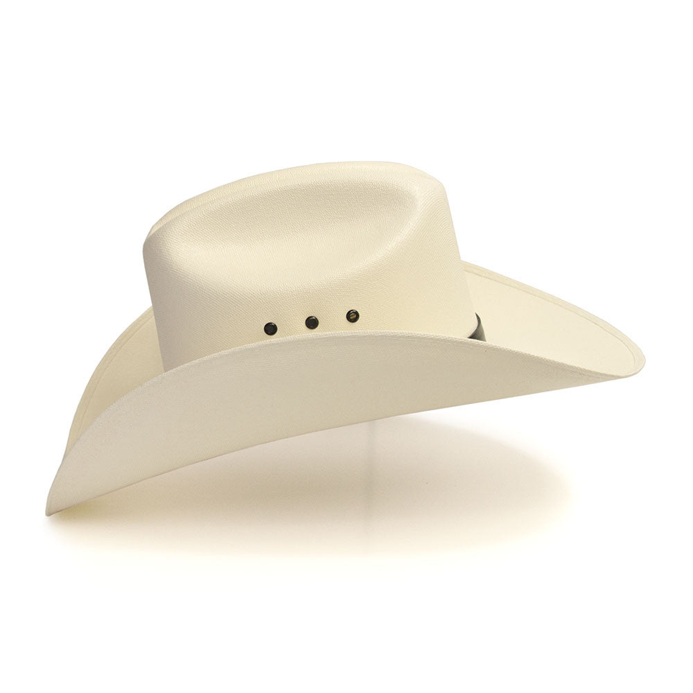 CA-4 Cattleman Straw Hat Silver Conchos
