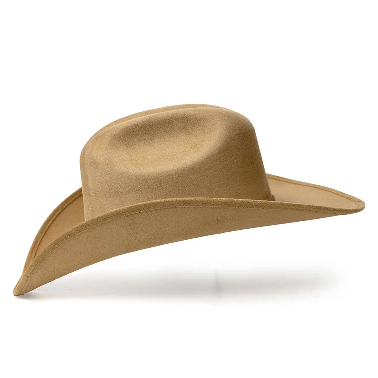 Western Express CL-82 Suede Like Hat in Taupe/Beige
