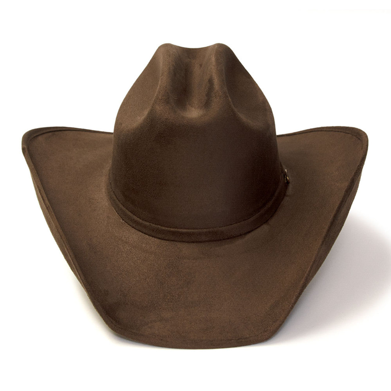 Western Express CL-96 Suede Finish Cattleman Hat in Brown