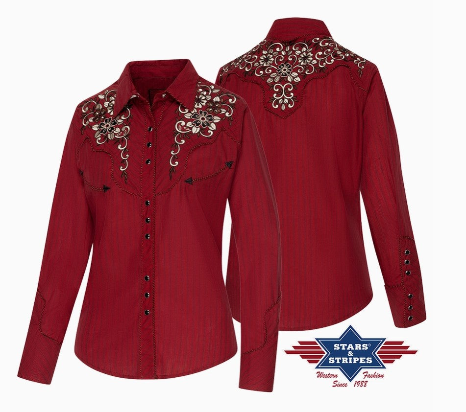 Catherine Ladies Western Blouse