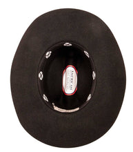 Load image into Gallery viewer, American Hat Makers Cattleman Felt Cowboy Hat in Black
