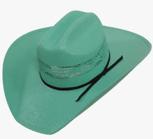 Load image into Gallery viewer, Chelsea Turquoise Cattleman Cowboy Hat
