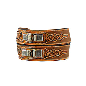 M&F 1 7/8"-1 1/2" Southwestern Concho Medium Brown D100015144
