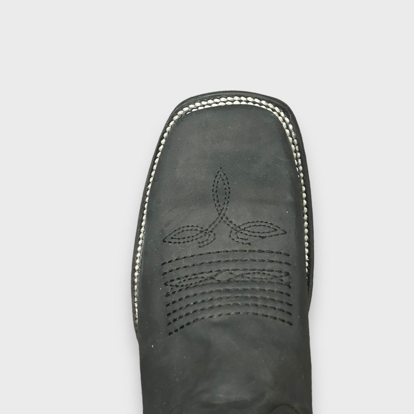 Circle G by Corral Mens Black Embroidery Pull Holes Boots - L6079