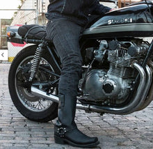 Load image into Gallery viewer, Durango Men&#39;s Harness Biker Boots DB510 in Black
