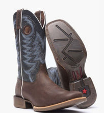 Load image into Gallery viewer, Durango DDB0216 Men&#39;s Rebel Pro™ Denim Blue Western Boots in Belgian Brown &amp; Denim Blue
