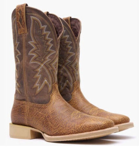 Durango® Mens Rebel Pro Lite™ Rustic Tan & Tobacco Western Boots DDB0357