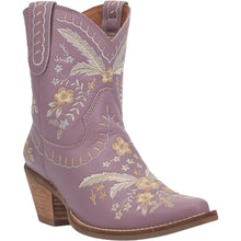 Load image into Gallery viewer, Dingo Primrose in Blue Lavendar Ladies Ankle Boots
