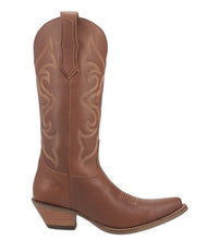 Load image into Gallery viewer, Dingo Out West Smooth Brown DI920 Ladies Cowboy Boot
