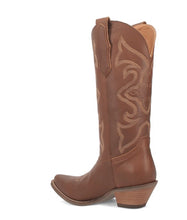 Load image into Gallery viewer, Dingo Out West Smooth Brown DI920 Ladies Cowboy Boot
