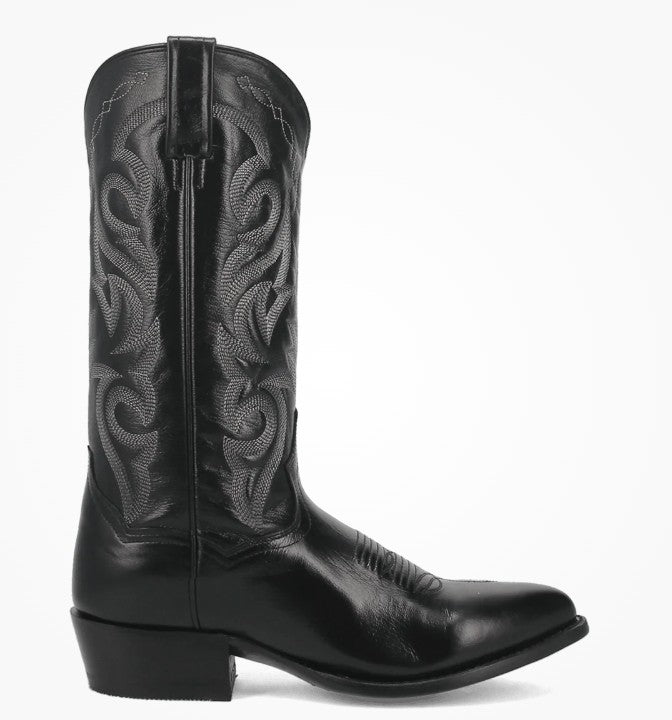 Dan Post Milwaukee Black DP2110J J Toe Mens Western Cowboy Boots Black