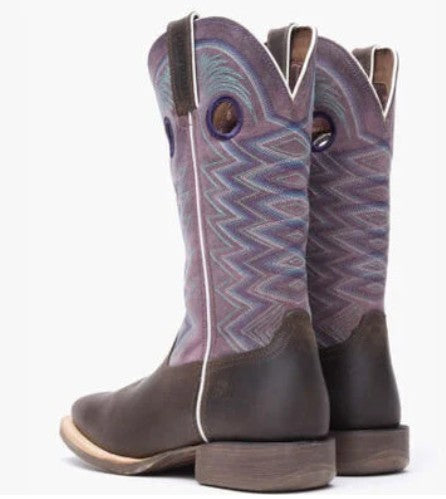 Durango DRD0354 Lady Rebel Pro™ Women's Amethyst Western Boot in Dark Earth/Amethyst