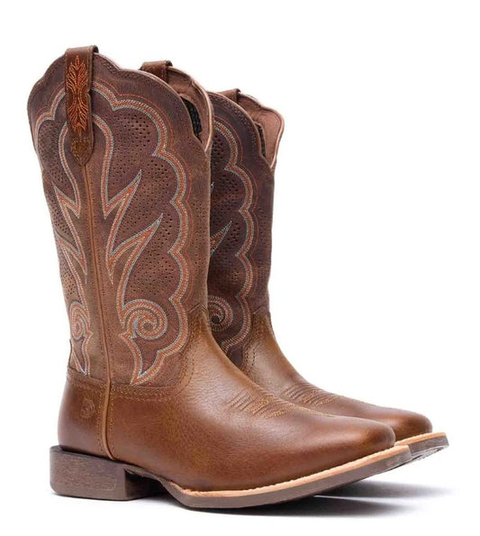 Durango DRD0376 Lady Rebel Pro™ Women's Western Boots in Distressed Cognac
