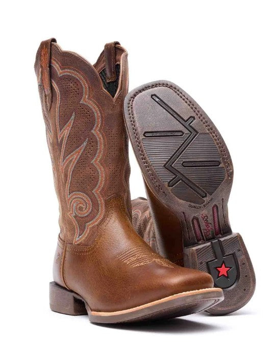 Durango DRD0376 Lady Rebel Pro™ Women's Western Boots in Distressed Cognac