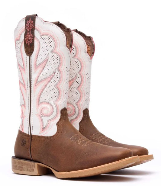 Durango DRD0392 Lady Rebel Pro™ Women's Western Boots in Trail Brown White