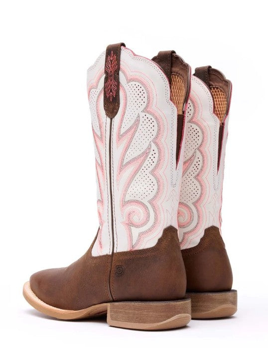 Durango DRD0392 Lady Rebel Pro™ Women's Western Boots in Trail Brown White