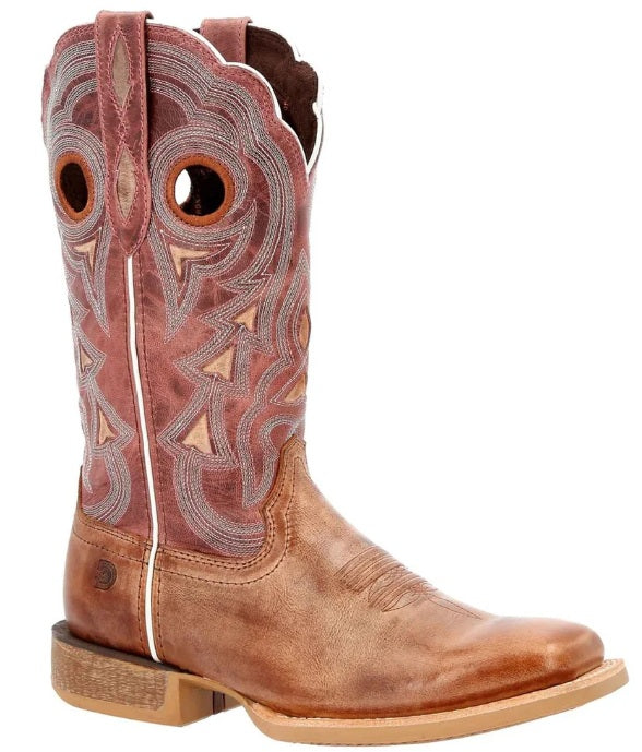 Durango DRD0420 Women's Lady Rebel Pro Western Boots in Dusty Brown/Sky Blue