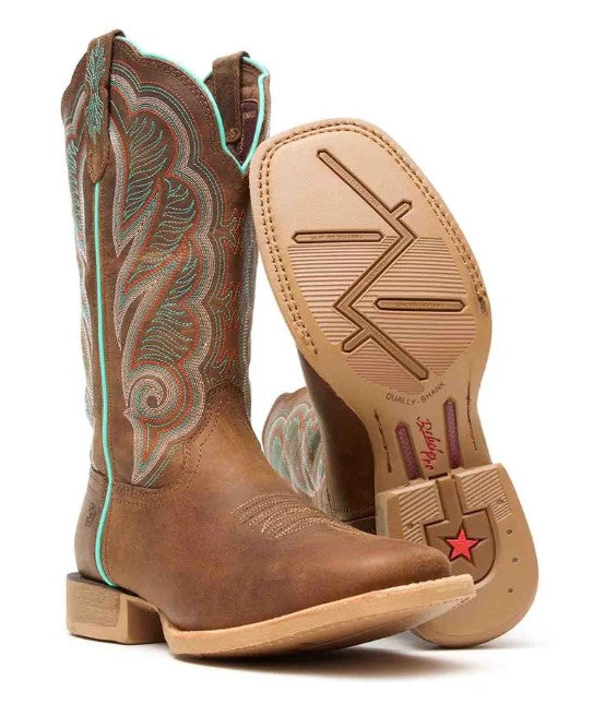 Durango DR0436 Women's Lady Rebel Pro Western Boots in Juniper Brown