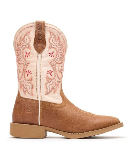 Durango DRD0482 Shyloh Women's Western Boots in Tan Metallic Peach