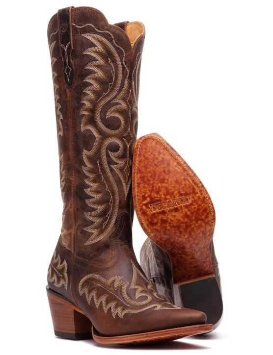 Durango DRD0494 Crush Women's Western Boots in Driftwood Brown